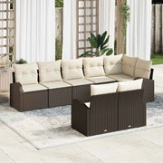 Set Divano da Giardino 8 pcs polyrattan 3346088