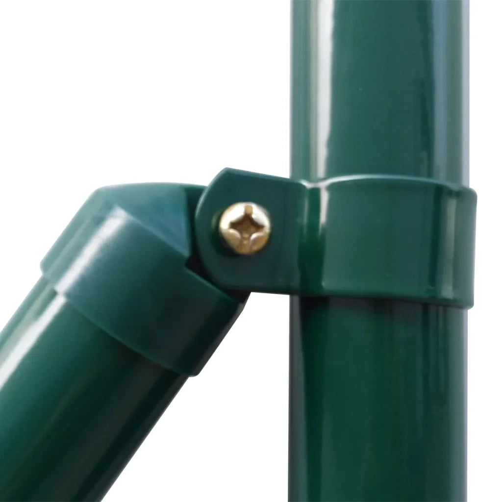 Recinzione da Giardino | Recinzione Euro in Acciaio 25x1,2 m Verde