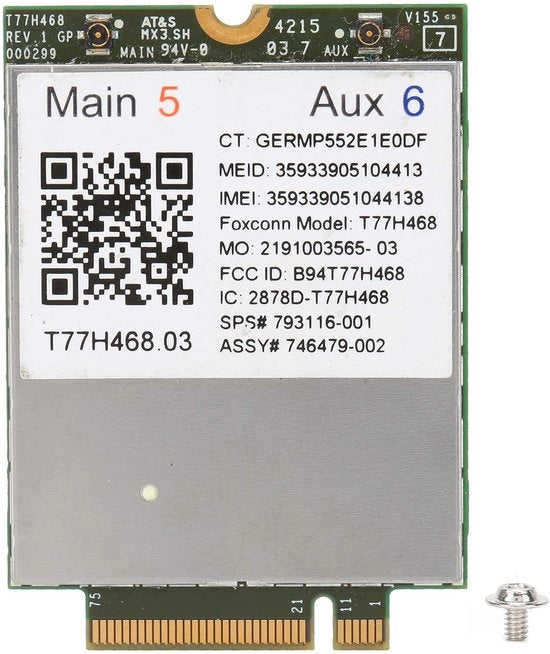 Adattatore di rete wireless - modulo 4G - compatibile con HP EliteBook - formato compattibile - connessione internet veloce - adatto per diversi modelli