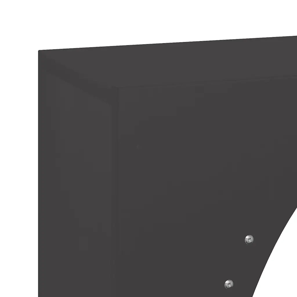 Rastrelliera per Legna da Ardere Nera 50x23x100 cm CFW5721541