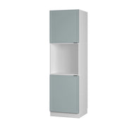 Mobile per forno da incasso Fame-Line Blu-grigio chiaro/Bianco 60 cm con ripiano aperto Vicco