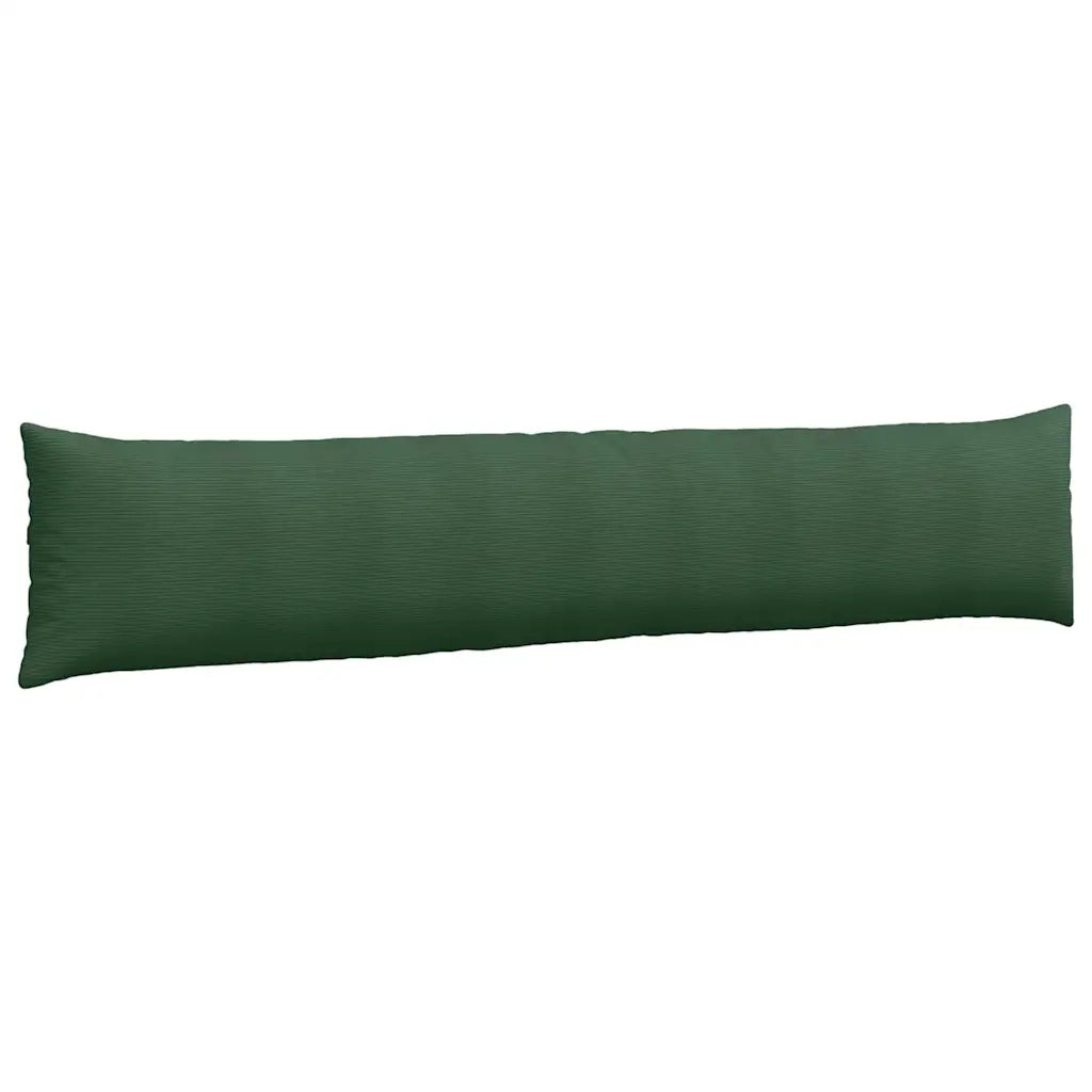 Cuscini da Divano 2 pz | Cuscini per sedie Verde Scuro 200 x 40 cm