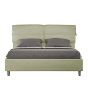 Letto Matrimoniale 160x210 cm Senza Rete Nandy Tè verde