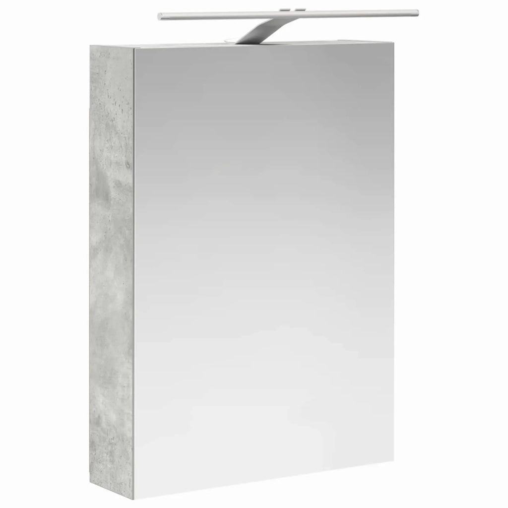 Set di mobili per il bagno 5 pz Grigio Cemento 3406914