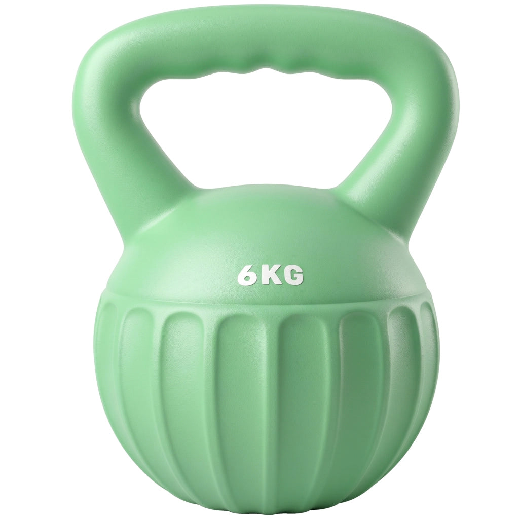 Kettlebell 6 kg ¨C Minimal ¨C Verde 17x17x23 cm