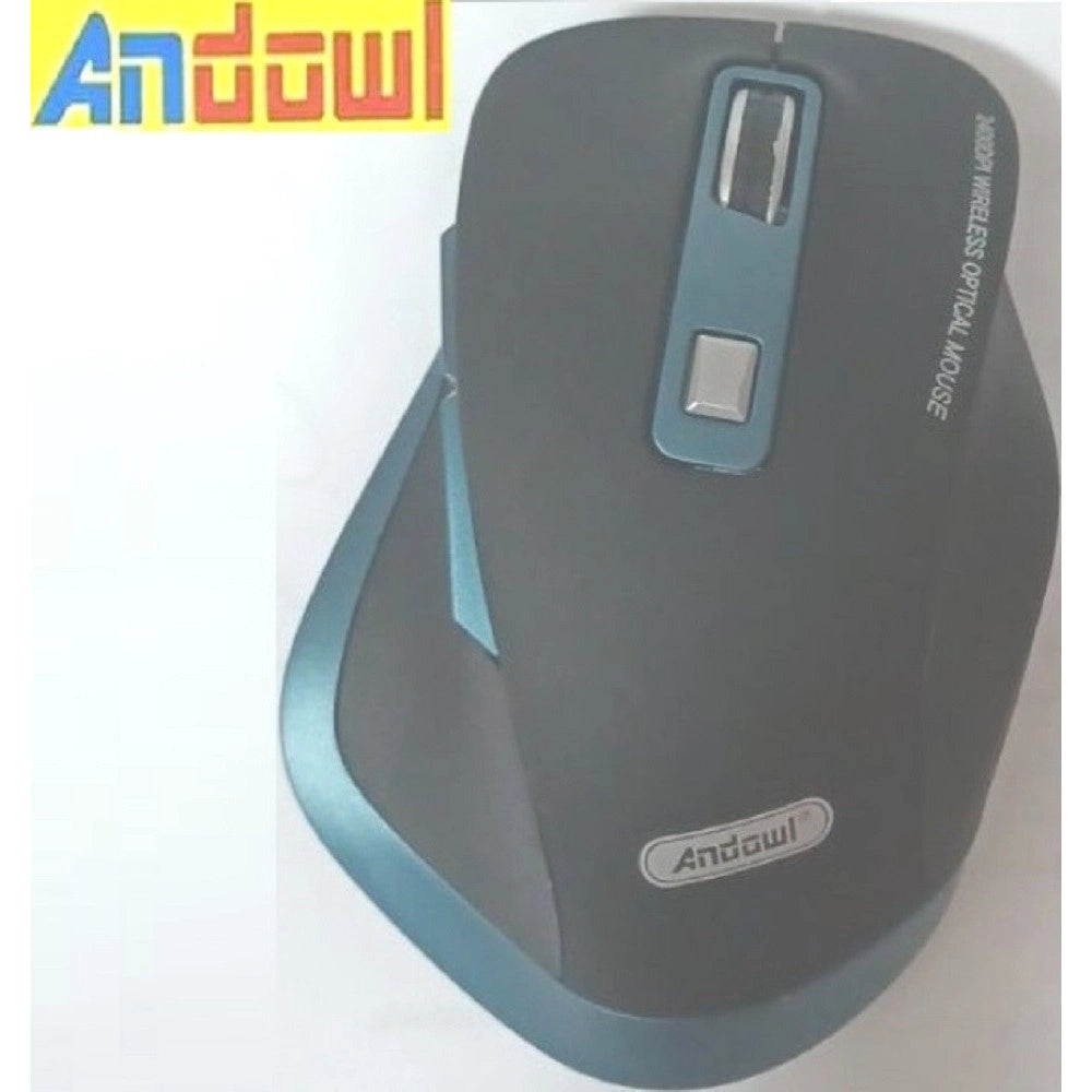 Trade Shop - Mouse Wireless Ottico Professionale Ergonomico 2400dpi Dongle Usb Per Pc Q-m2000 -