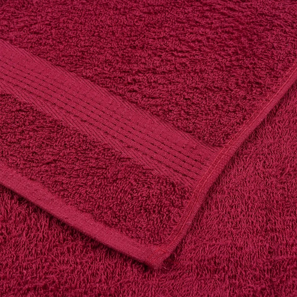 Asciugamani da Doccia FROGN 2 pz | Teli per bagno Bordeaux 70x140 cm 360 g/m2