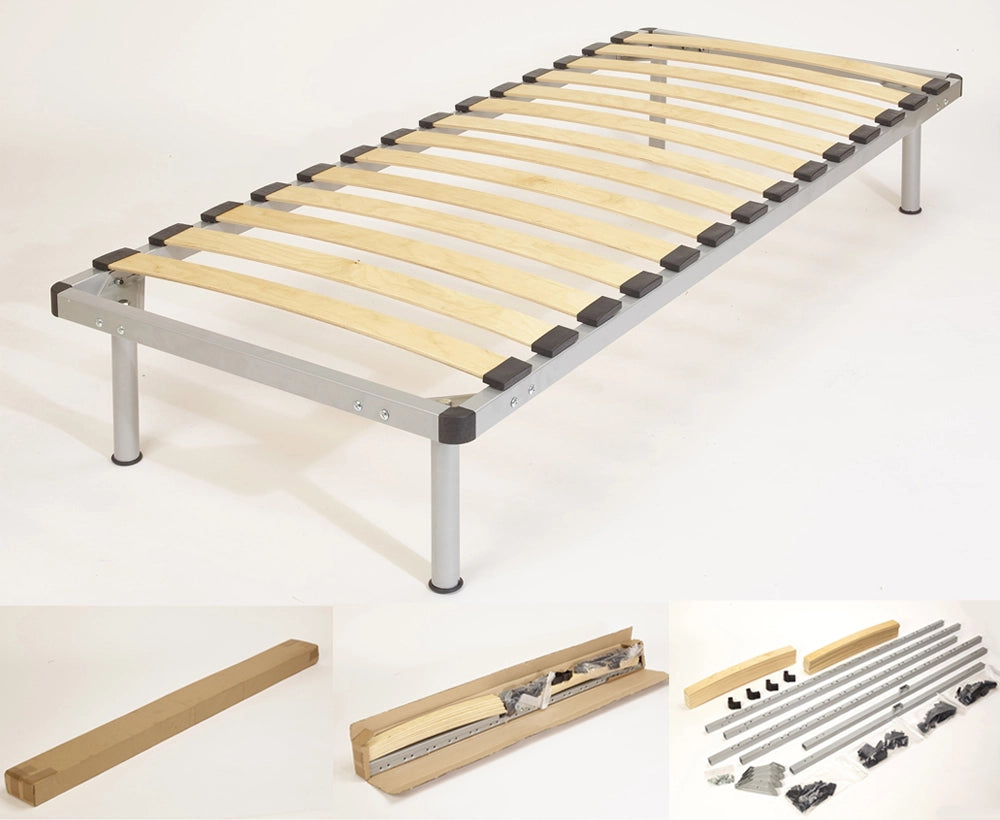 Rete a Doghe Piazza e Mezza 120x190 Ortopedica Montabile In Kit
