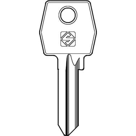 CHIAVE ACCIAIO PER CILINDRO YA226 - YALE - 100 pezzi- SILCA