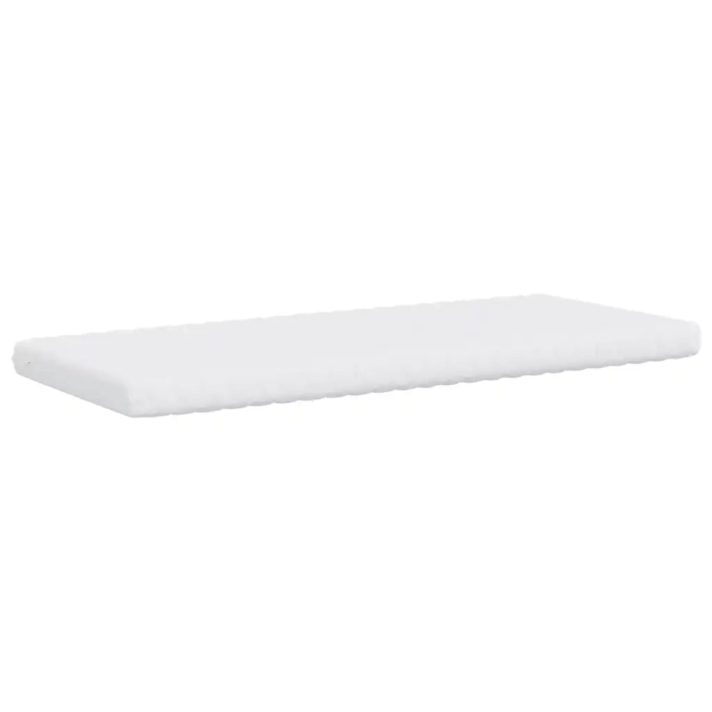 Materasso in Schiuma Bianco 80x220 cm 7 Zone Durezza 20 ILD 4016654