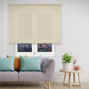 VIEWTEX Tenda a rullo Traslucida Basic Ivory 105 X 250cm - Made in Europe - 5 anni di Garanzia