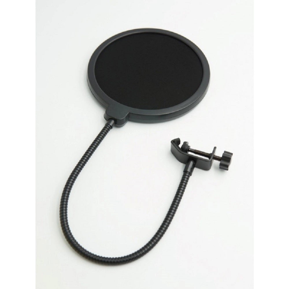 Trade Shop - Filtro Pop Per Microfono Q-a193 Pop Sheild Con Clip Di Supporto Base Flessibile -