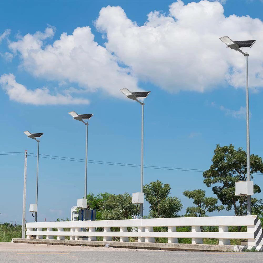 Lampione solare LED V-TAC 40W IP65 2500lm 6500K telecomando