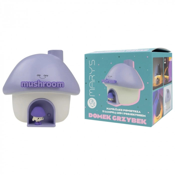 Mary's Lampada Notte Bambini con Umidificatore RGBW Viola