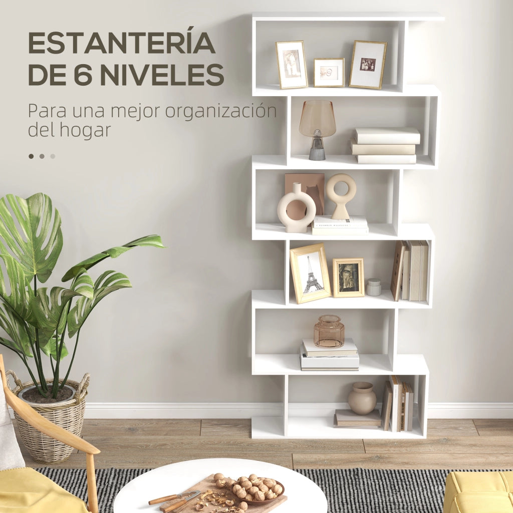 Libreria Moderna ¨C Minimal ¨C 80x23x192 Bianco