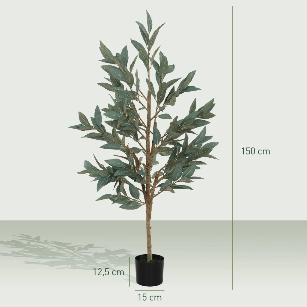 Albero Artificiale di Alloro 150 cm Verde ¨C Minimal