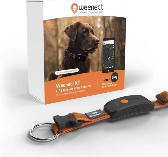 Cintura GPS per cani con antenne XL e progettata per l'uso all'aperto | Tracciamento in tempo reale e funzione di richiamo