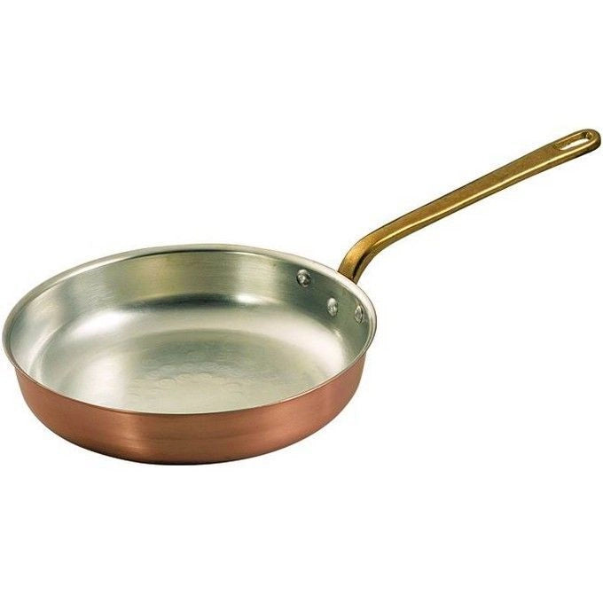 Blinky 9407728 Padella in Rame Stagnato 1 Manico senza Coperchio Diametro 28 cm Uso Professionale