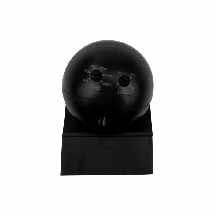 Sensore di movimento PIR esterno nero IP44 12m Ecolight