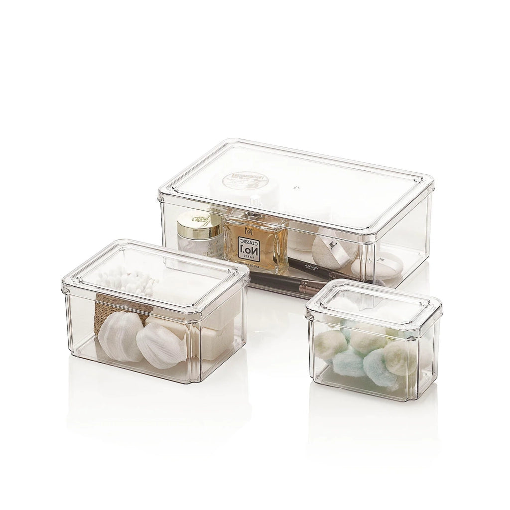 Set 3 contenitori con coperchio DIP