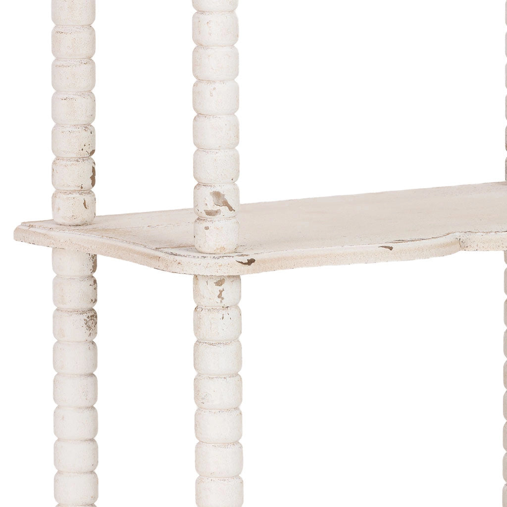 Mensola in legno bianco, 60x30x180 cm (altezza)