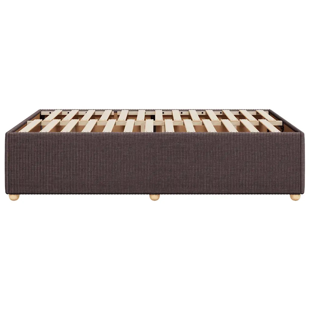 Giroletto senza Materasso Marrone Scuro 120x200 cm Tessuto 3284931
