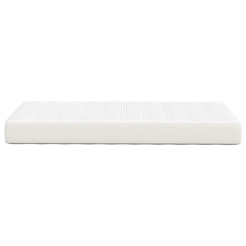 Materasso-Materasso per letto Crema 90 x 200 cm Tessuto