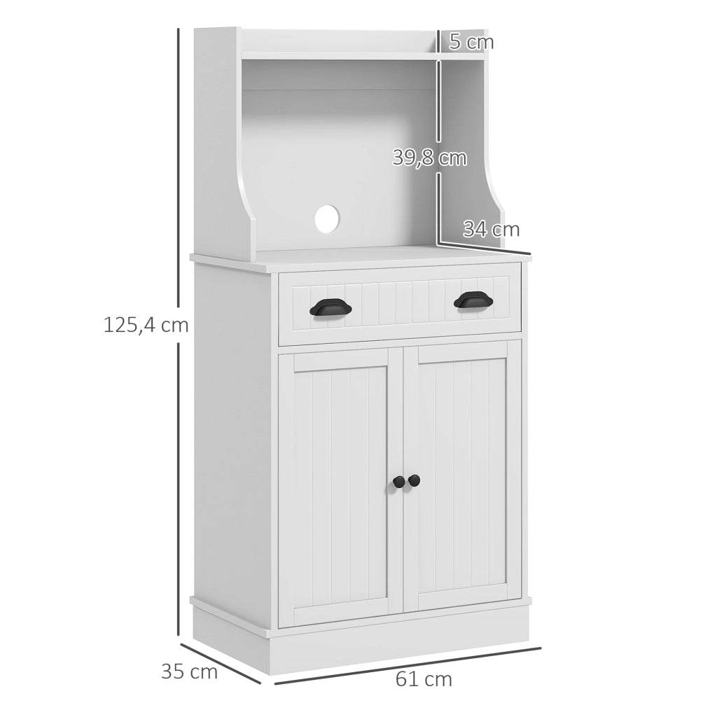 Armadio per cucina ¨C Minimal ¨C 61x35x125,4 cm bianco