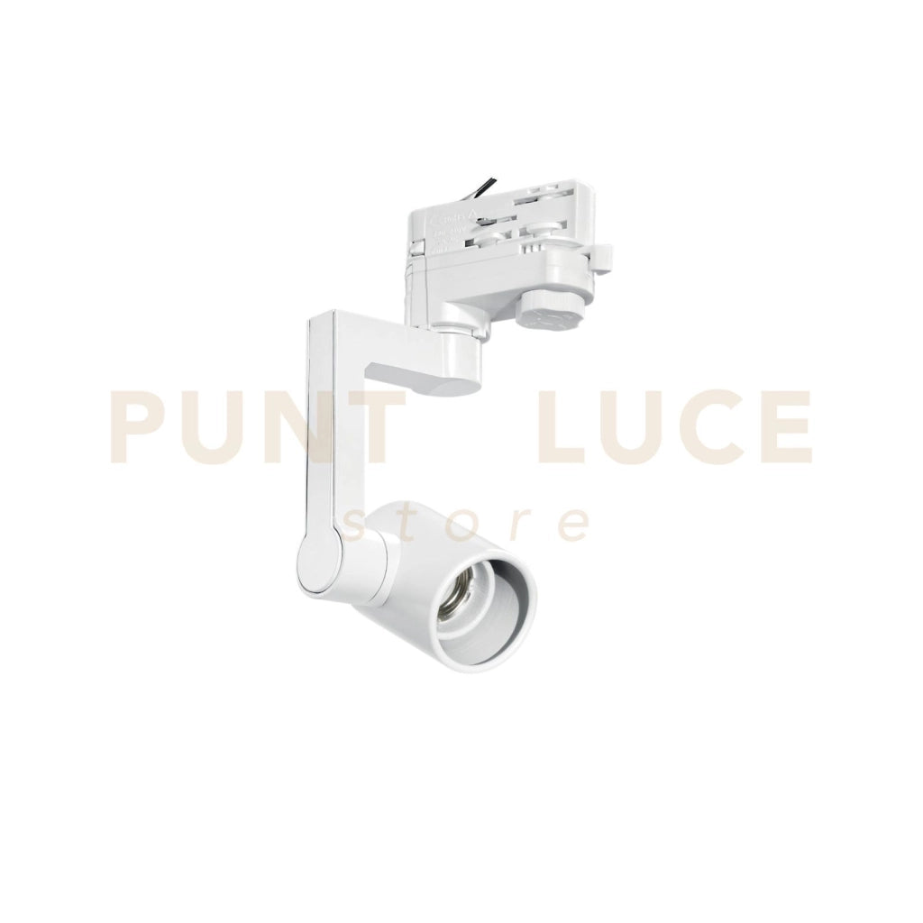 PROIETTORE BINARIO EXPRESS BIANCO 1 LUCE ATTACCO E27 10X14CM