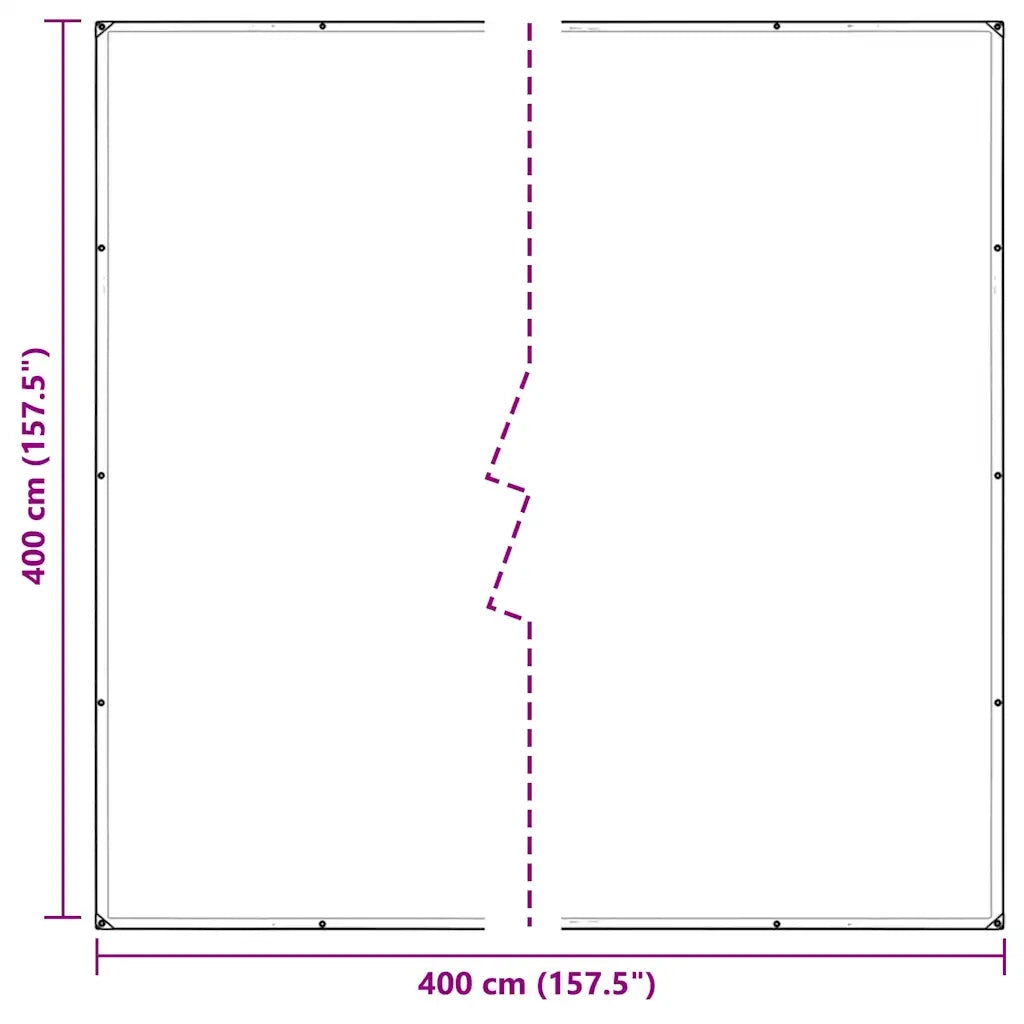 Telone Trasparente con Occhielli 4x4 m in Polietilene 4018518