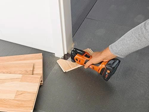 FEIN 71293661000 Multimaster AMM 700 Max Top Utensile multifunzione cordless 18 V 4,0 Ah 2 batterie StarlockMax QuickIN colore Nero