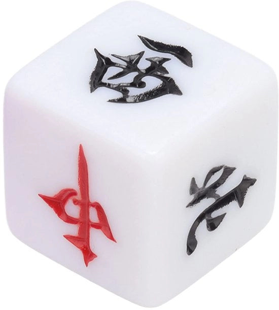 Set di dadi in plastica per giochi da tavolo 5 pezzi - diametro 4,2 cm - peso 165 g
