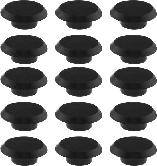 Set di 50 Coperture per Viti M6 per Lavatrici - Nero