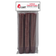1cf capsule termoretraibili per bottiglie spumante bordeaux - ø33 x  h 55 mm cod:ferx.8026994nlm