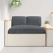 Set di Cuscini 3 pcs Antracite Tessuto Oxford 3402129