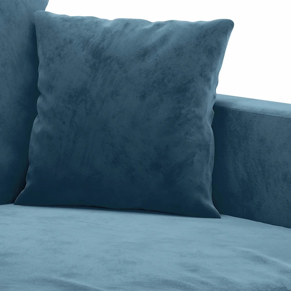 Poltrona | Sedia Relax Blu 60 cm Velluto