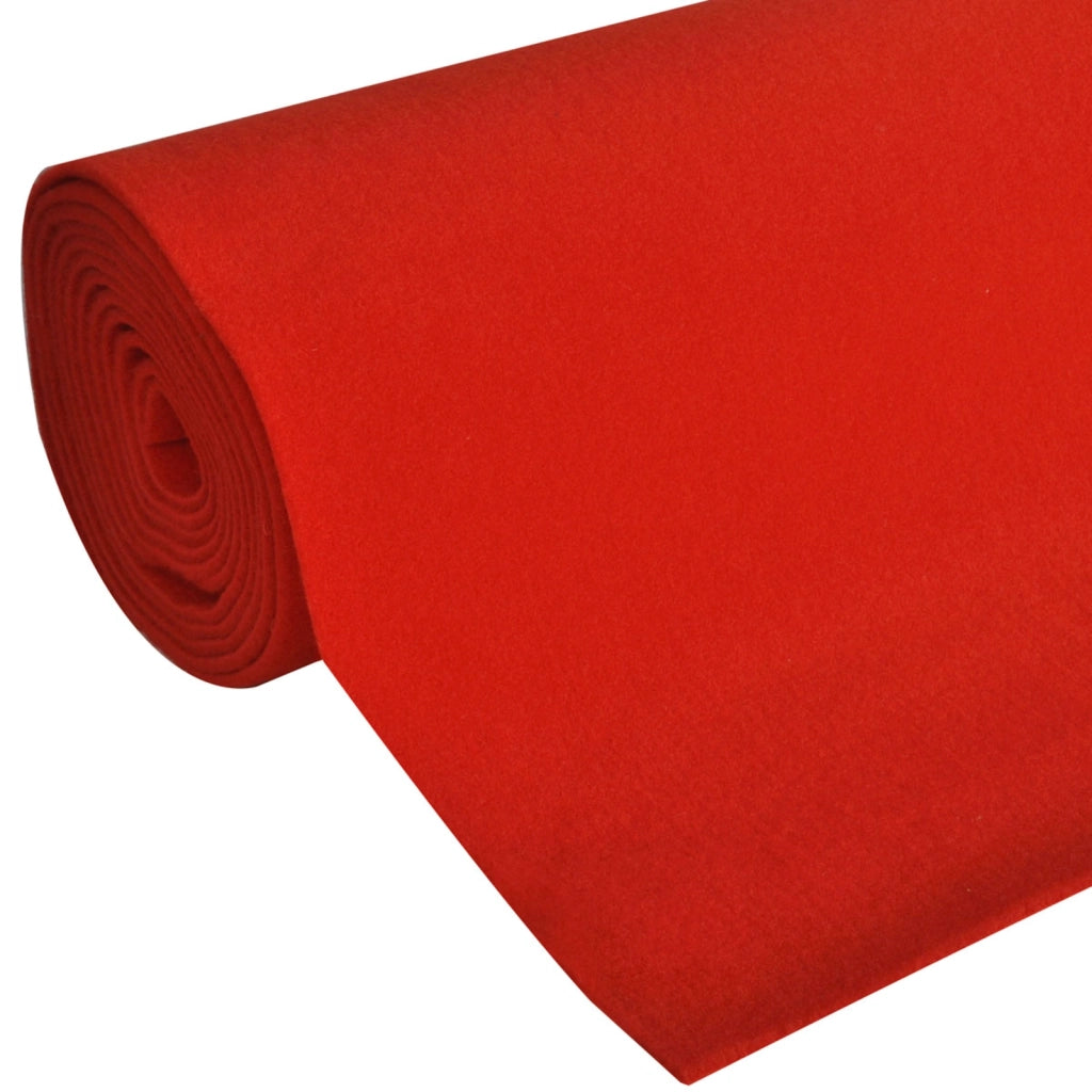 Tappeto del soggiorno | Tappeto Rosso 1 x 5 m Poliestere