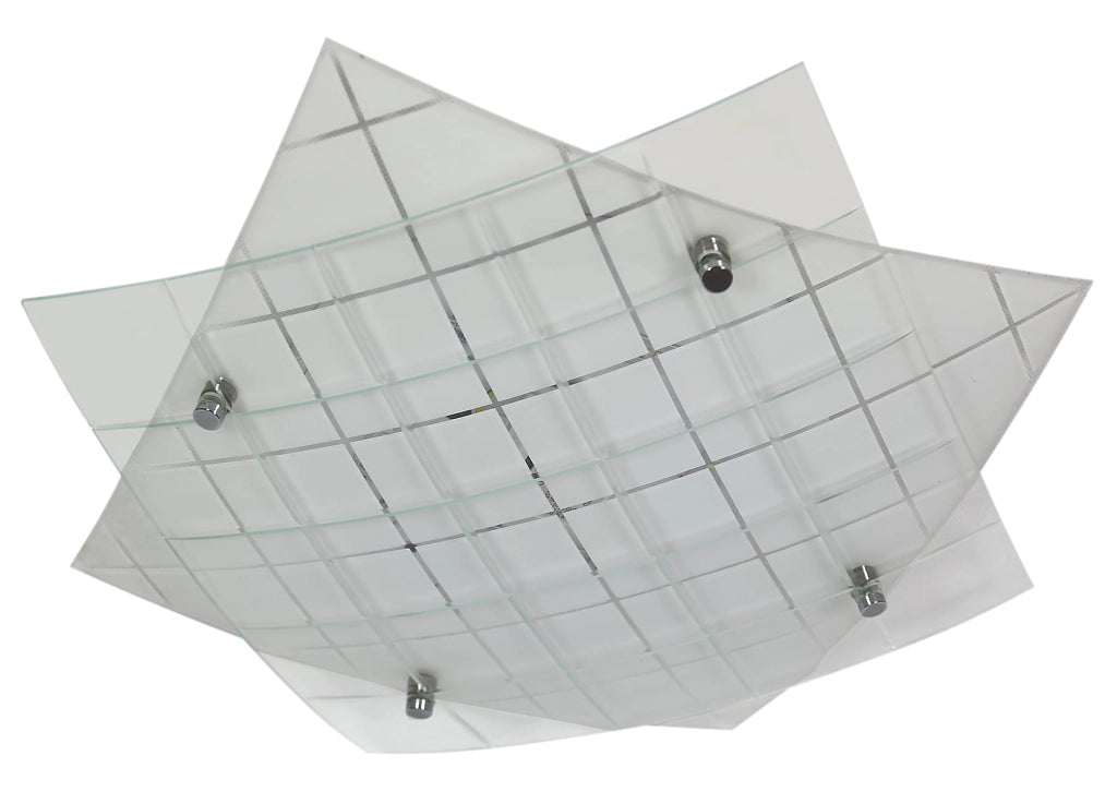 Plafoniera LED Candellux Dublos bianca 31cm 9W 6200K