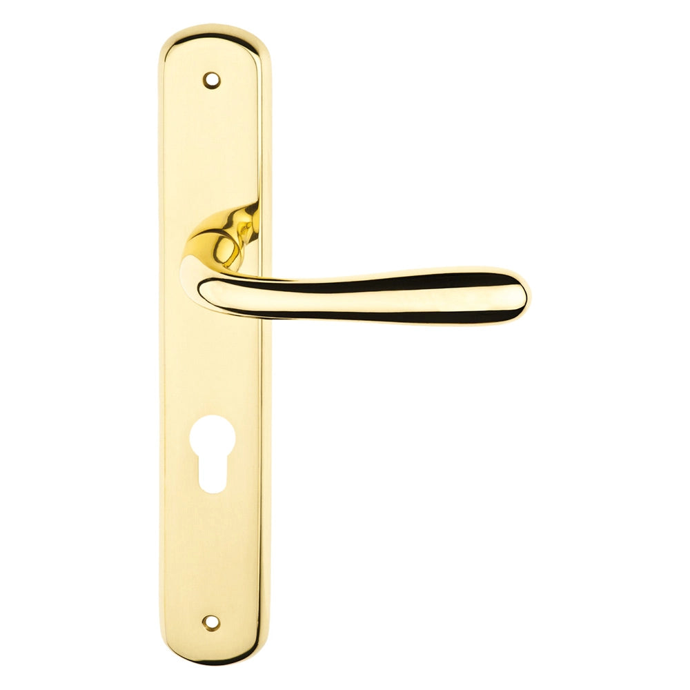 MANIGLIA 'GOCCIA' Q8 x 85 - oro lucido verniciato  - FORME