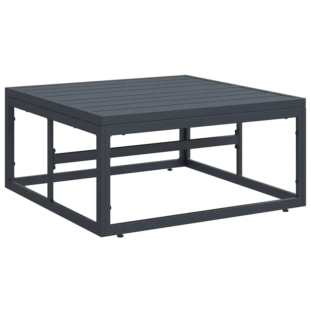 Set Divano da Giardino con cuscino 8 pcs Nero Acciaio