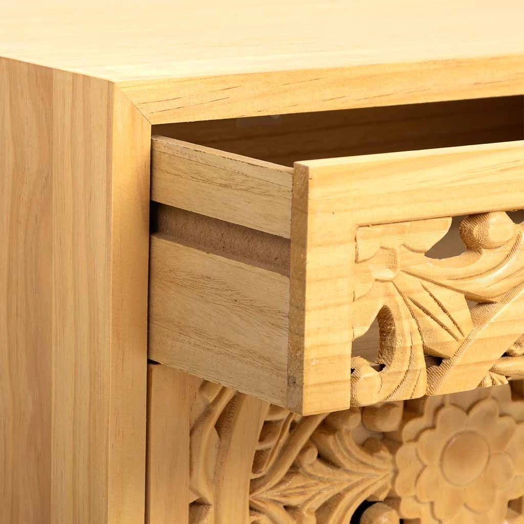 Tavolino in legno marrone 45x35x60h cm