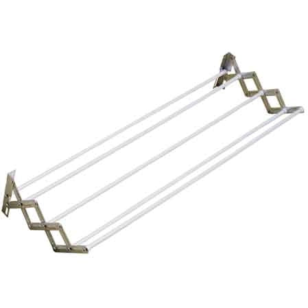 STENDIBIANCHERIA DA PARETE A PANTOGRAFO 100x28 cm - 5 mt di stenditura