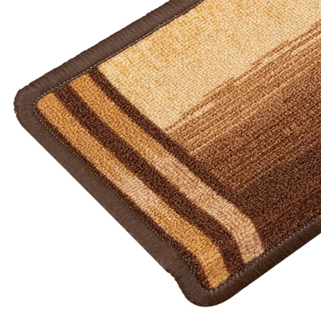 Tappetini per Scale Autoadesivi 5 pz 65x21x4 cm Marroni 149844