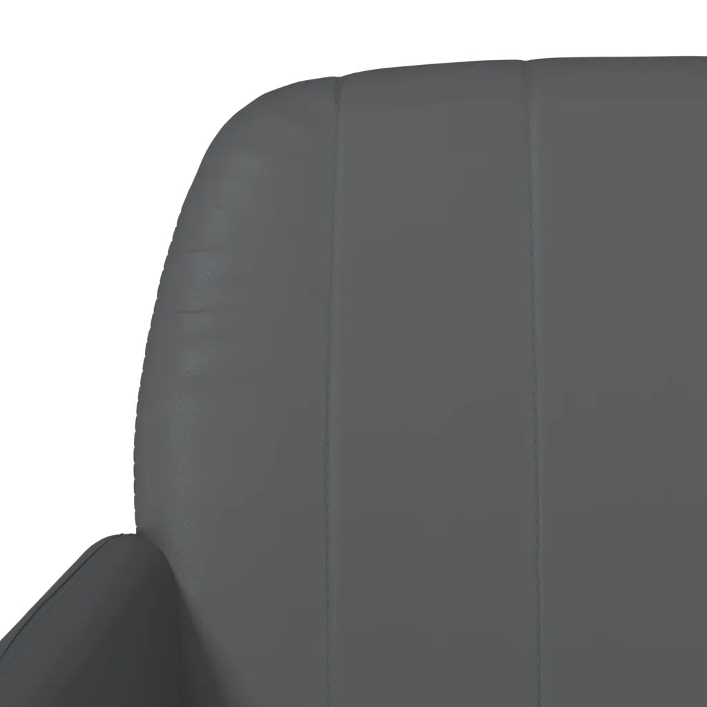 Panca-Sgabello Grigia 107x80x81 cm in Similpelle