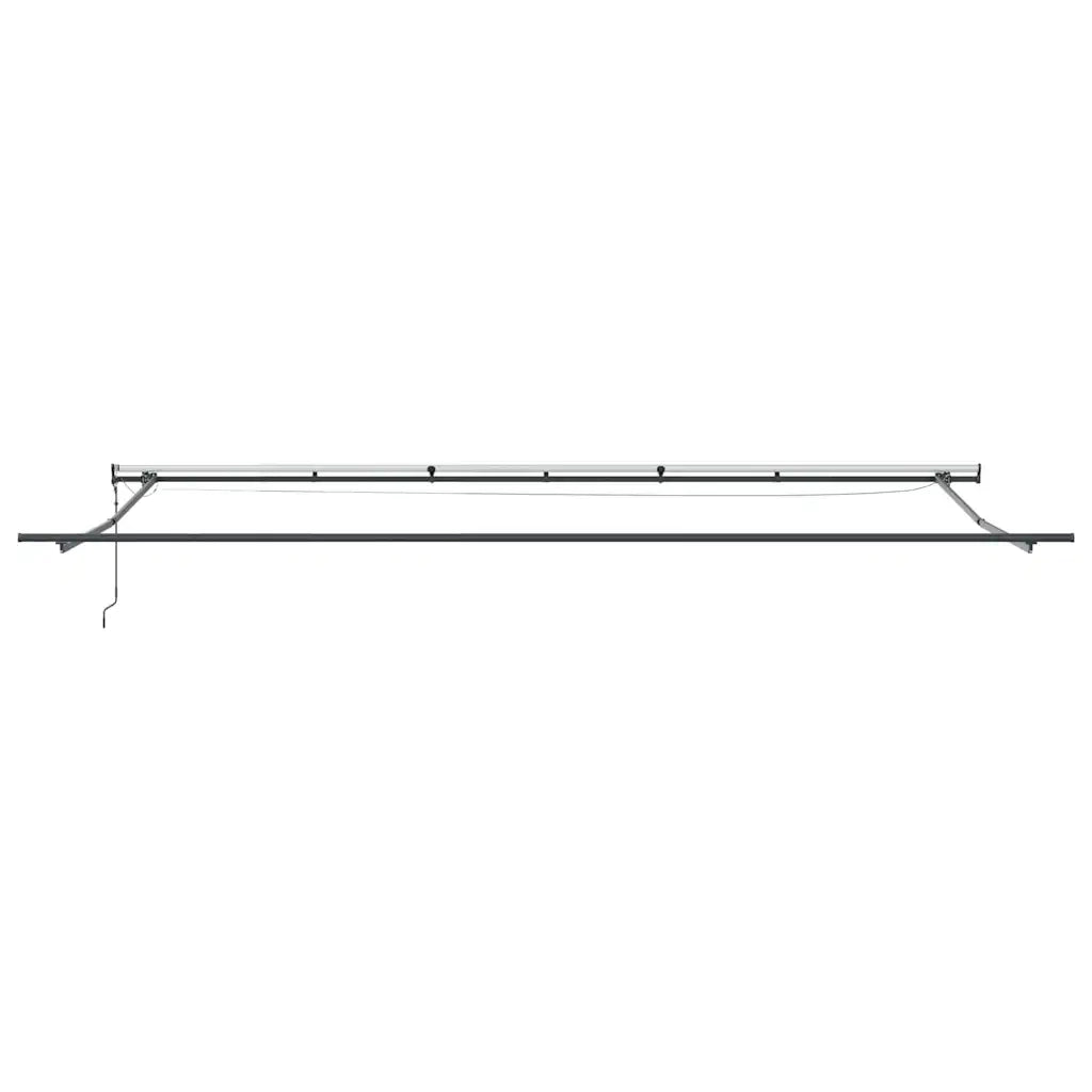 Tenda da Sole Retrattile Automatica con LED Bordò 600x300 cm 3310202