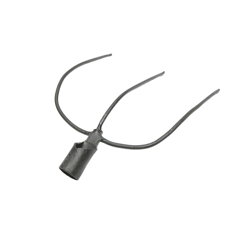Forca per fieno in acciaio forgiato con 3 denti 220x320x430mm