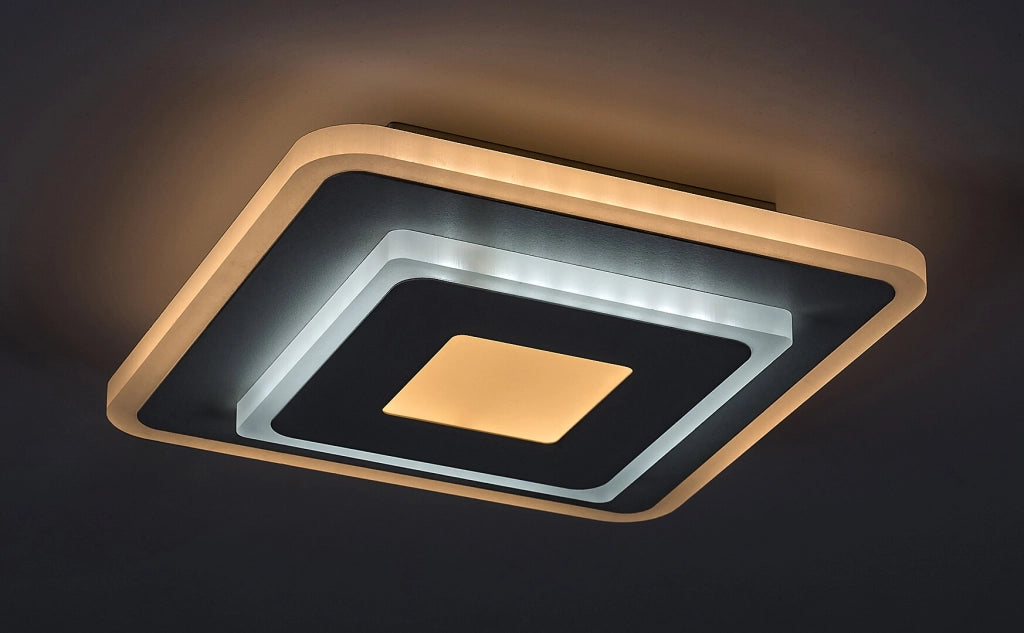 Plafoniera LED quadrata 20cm 12W CCT bianca Rabalux
