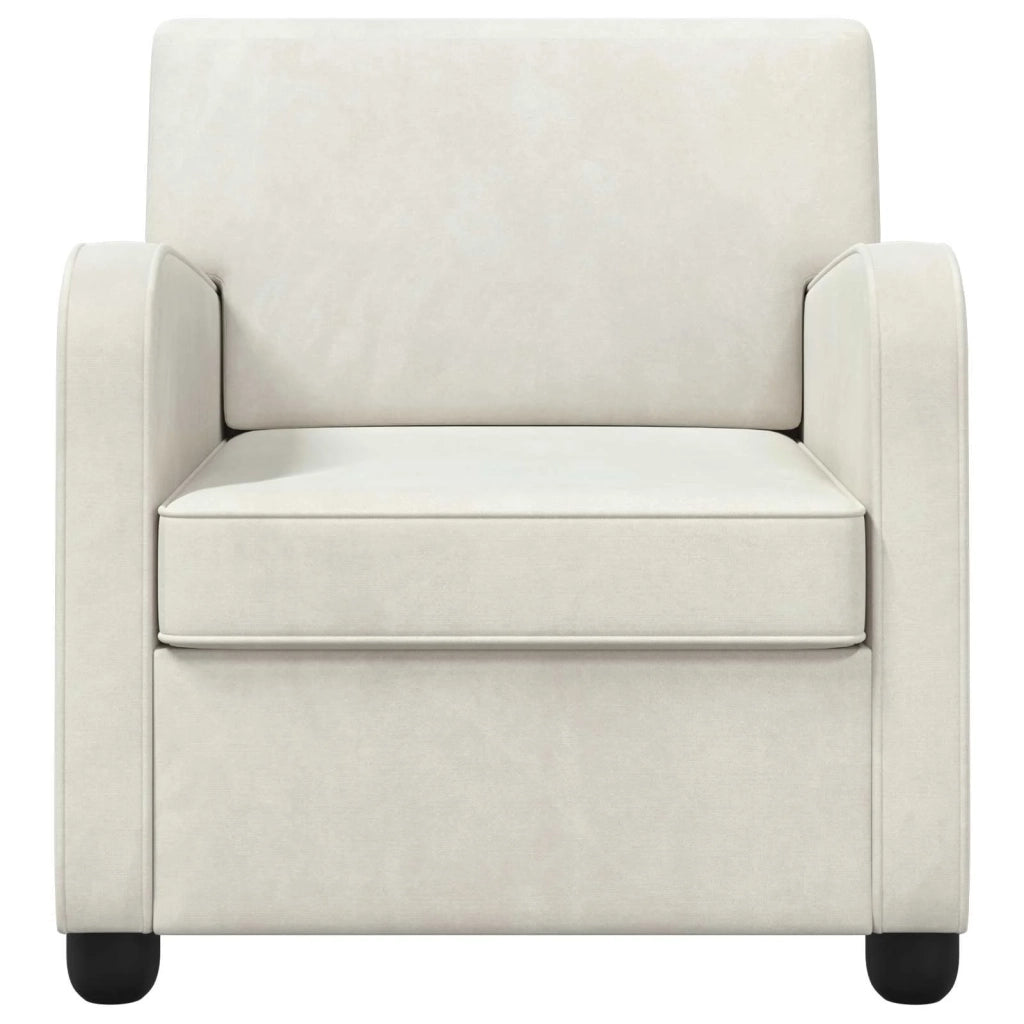 Poltrona Crema Velluto 42043420