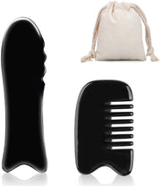 Strumenti di massaggio Gua Sha, Tavolo di massaggio Gua Sha con due pezzi (2 in 1)