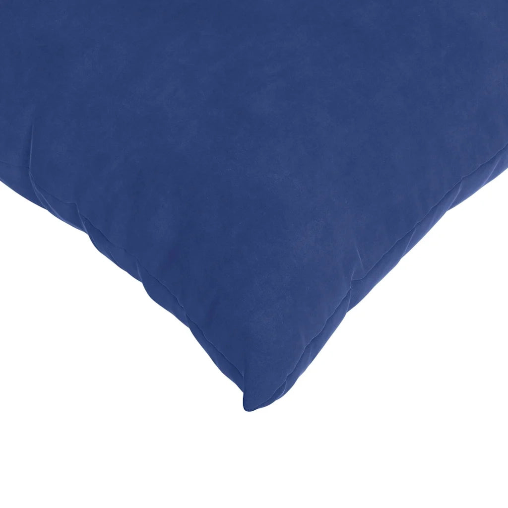 Cuscini da Divano 2 pz-Set di 2 Cuscini per Sofa Blu Polizia 70 x 50 cm Tessuto in Cords